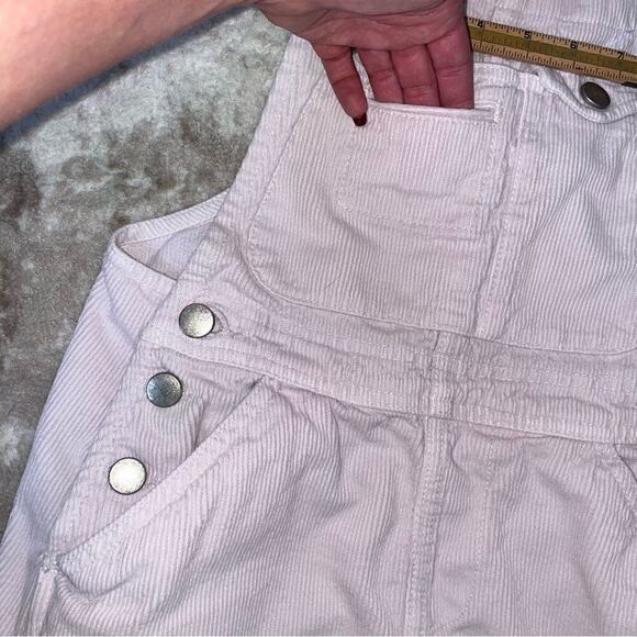 Asos//denim Curduroy pale purple overall dress romper multiple pockets SZ UK 4 - Picture 9 of 11